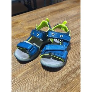 Carter's Blue & Green Light Up Sandals Toddler's Size 10